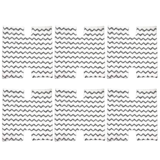 6 Pack Steam Mop Pads Replacement P184WQ for Steam Mop S5003D Pro Steam Mop S3973 S3973D S3973WM S5001 S5002Q V1192-AZ-W-3205
