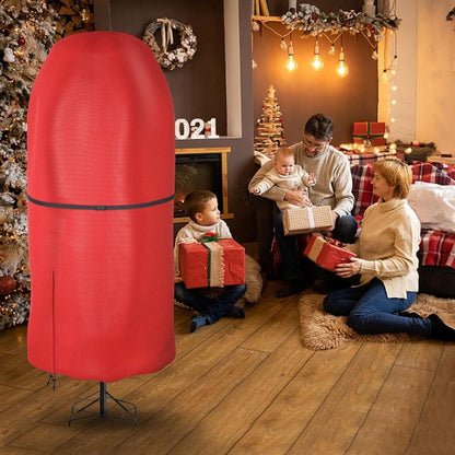 Upright Christmas Tree Storage Bag,Oxford Fabric Tear Resistant Adjustable Christmas Tree Storage Bag for 9 V1192-AZ-W-3209