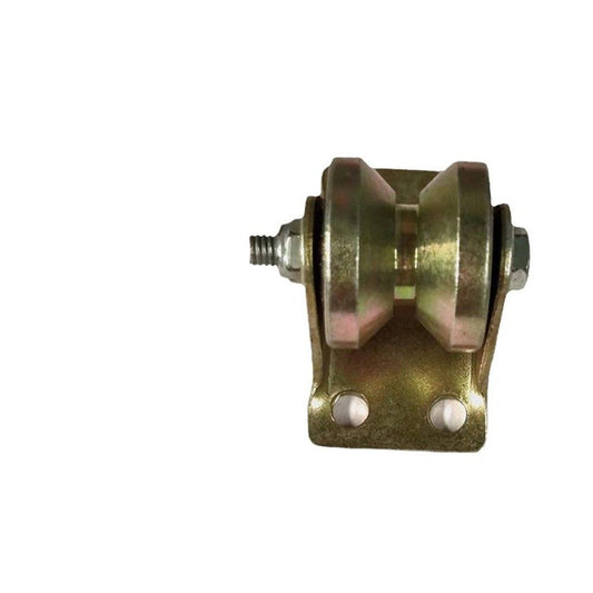 Dia Groove Rigid Caster Wheel Steel for Industrial Machines Carts 4pcs Sliding Gate Wheel, Rigid Caster with V1192-AZ-W-3217