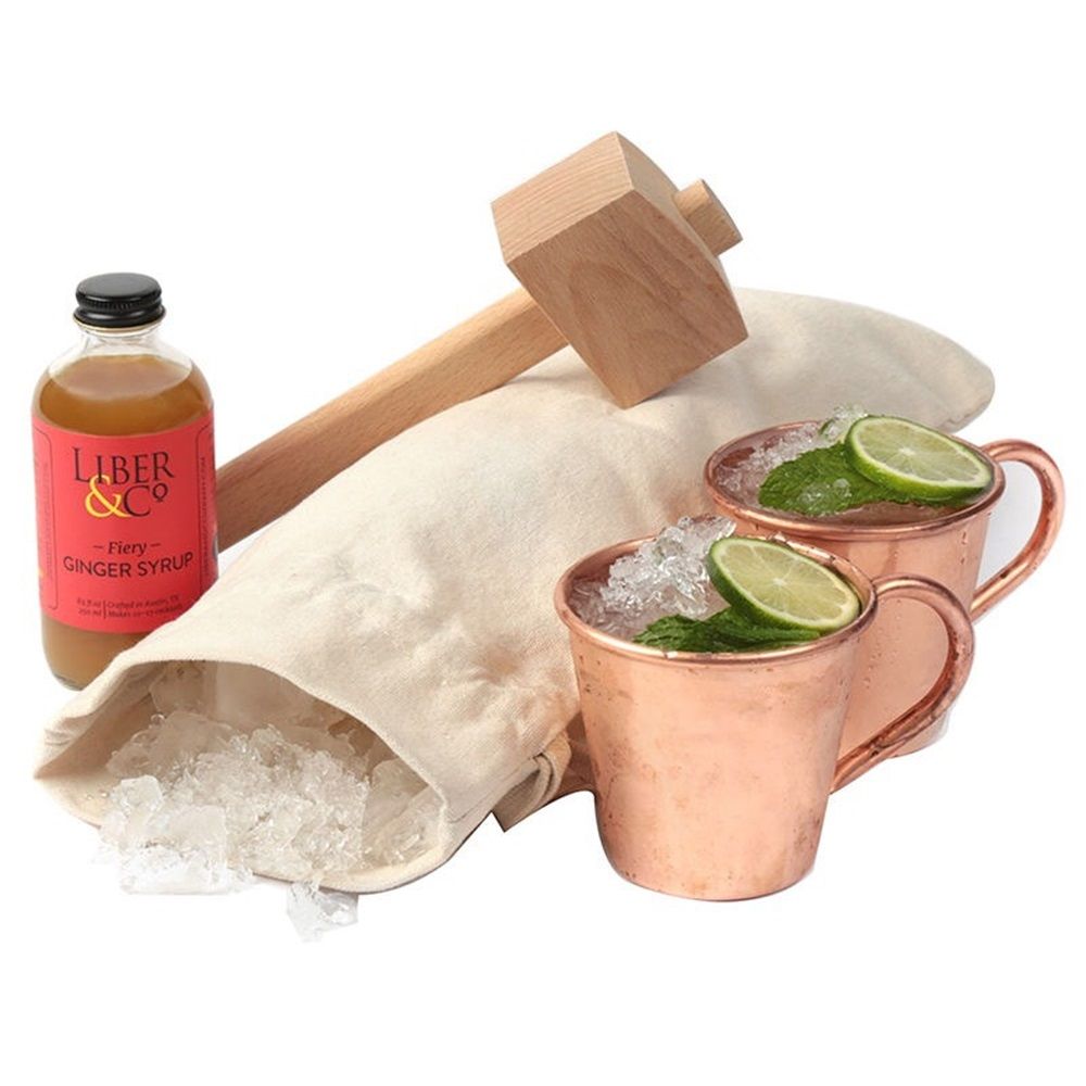 Ice Bag and Mallet, Manual Ice Crusher, Ice Crushers for Home Use, Bartender Kit & Bar Tools Kitchen Accessory V1192-AZ-W-3219