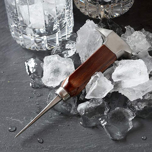 Ice Pick Stainless Steel, Ice Picks for Breaking Ice, Ice Pick with Wood Handle, Ice Picks for Kitchen, Bars, V1192-AZ-W-3221
