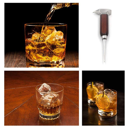 Ice Pick Stainless Steel, Ice Picks for Breaking Ice, Ice Pick with Wood Handle, Ice Picks for Kitchen, Bars, V1192-AZ-W-3221