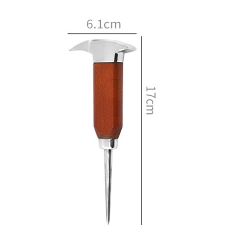 Ice Pick Stainless Steel, Ice Picks for Breaking Ice, Ice Pick with Wood Handle, Ice Picks for Kitchen, Bars, V1192-AZ-W-3221