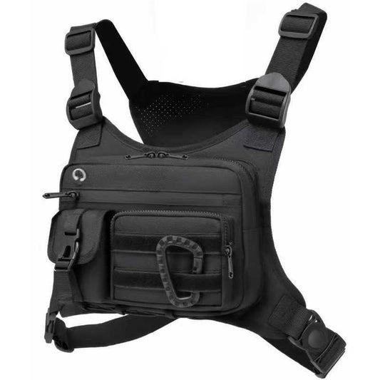 Outdoor Chest Bag For Men and Women, Vest For Running, Cycling, Chest Pack Rig For Sports and Workouts V1192-AZ-W-3224