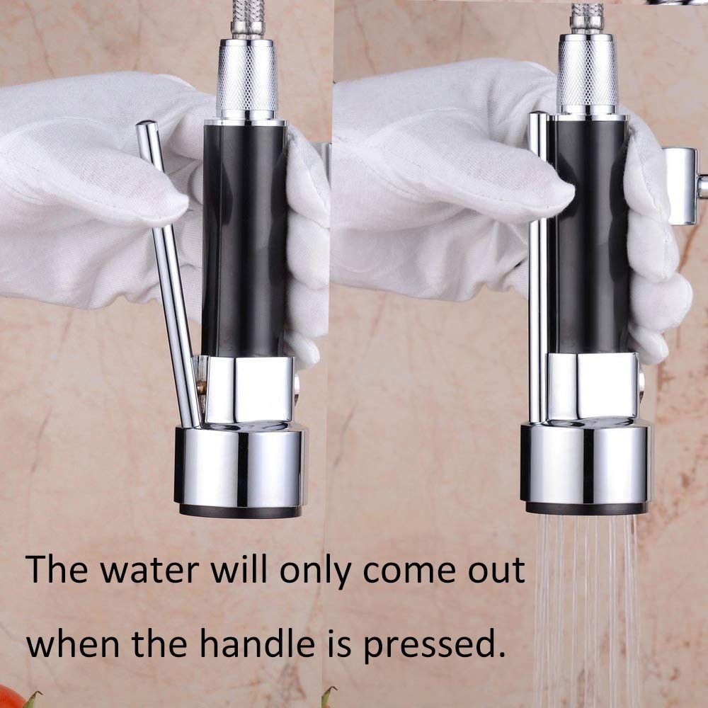 Kitchen Tap Spray Head, ABS Kitchen Tap Sprayer Head, Sink Faucet Sprayer Head Nozzle Replacement Part, Pull V1192-AZ-W-3230