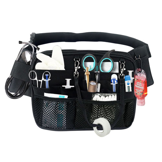 Nurse Belt Pack with Multi-Compartment Tool Strap Practical with Medical Equipment Pocket and Tape Holder for V1192-AZ-W-3237