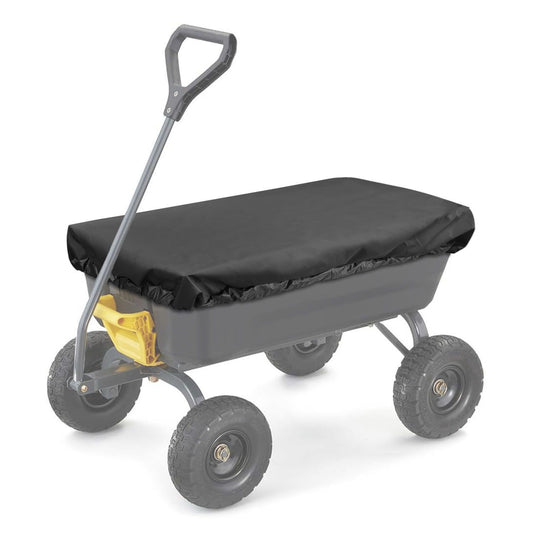 Collapsible Wagon Cover for Carts Garden Dump Cart, Outdoor Garden Wagon Cart Cover, Waterproof Dustproof UV V1192-AZ-W-3243