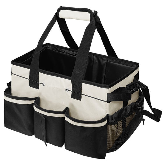 Wearable Cleaning Caddy, Cleaning Caddy Supplies Organizer with Handle & Shoulder Straps for Housekeepers, V1192-AZ-W-3257