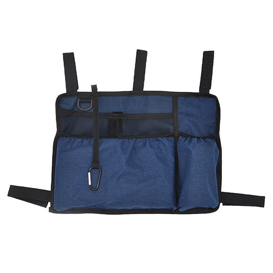 Bag Basket with Cup Holder Suit for Adult Folding Walkers Rollator Organizer Carry Storage Pouch V1192-AZ-W-3258