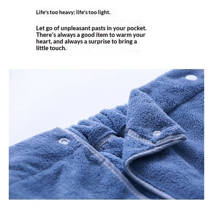 2 set Men's Towel Wrap Bathrobe, Soft Adjustable Bath Wrap for Shower, Sauna,Coral Fleece Super Soft, V1192-AZ-W-3268