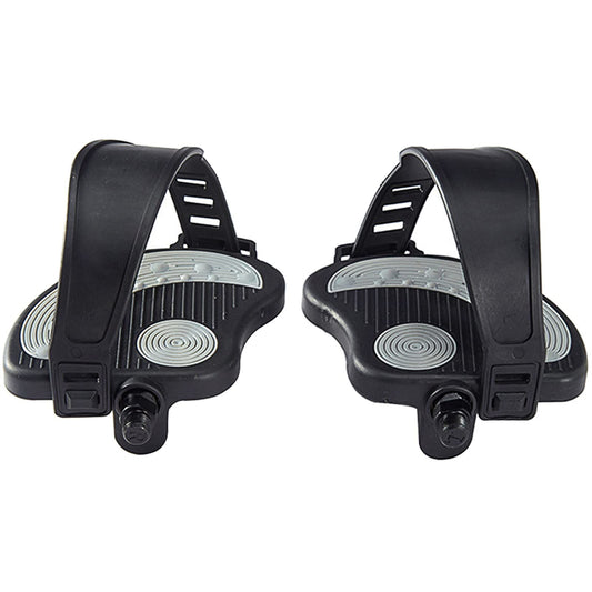 Exercise Bike Pedals with Straps for Bike, Spin Cycling Bike, Indoor Exercycle Bike, Stationary Recumbent V1192-AZ-W-3269