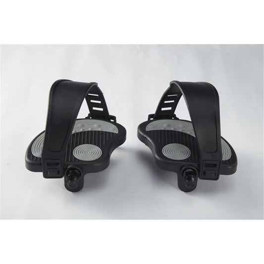 Exercise Bike Pedals with Straps for Bike, Spin Cycling Bike, Indoor Exercycle Bike, Stationary Recumbent V1192-AZ-W-3269