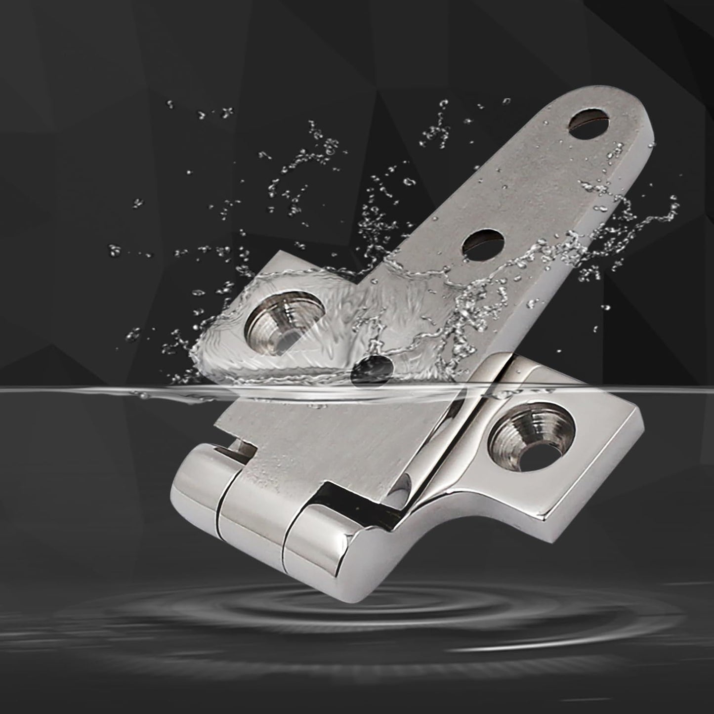 2 pack Stainless Steel T Hinges Marine Grade Heavy Duty Boat Hatch Hinge Casting Cabinet Hardware Door Hinge V1192-AZ-W-3270