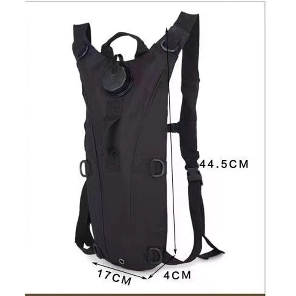 Water Hydration Pack Military 3L Water Bladder Carrier Backpack Leakproof for Running Jogging Cycling Hiking V1192-AZ-W-3271