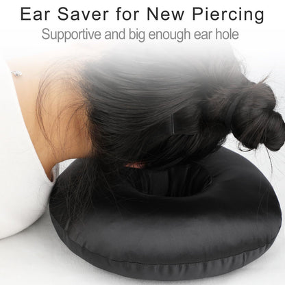 Piercing Pillow Ear Pillows Donut with Hole for Ear Pain Piercing Pain Relief Sleeping Pressure Sore Side V1192-AZ-W-3286