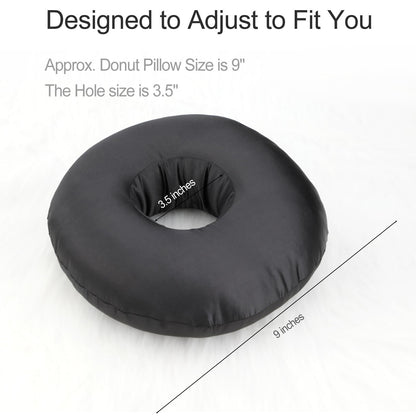 Piercing Pillow Ear Pillows Donut with Hole for Ear Pain Piercing Pain Relief Sleeping Pressure Sore Side V1192-AZ-W-3286