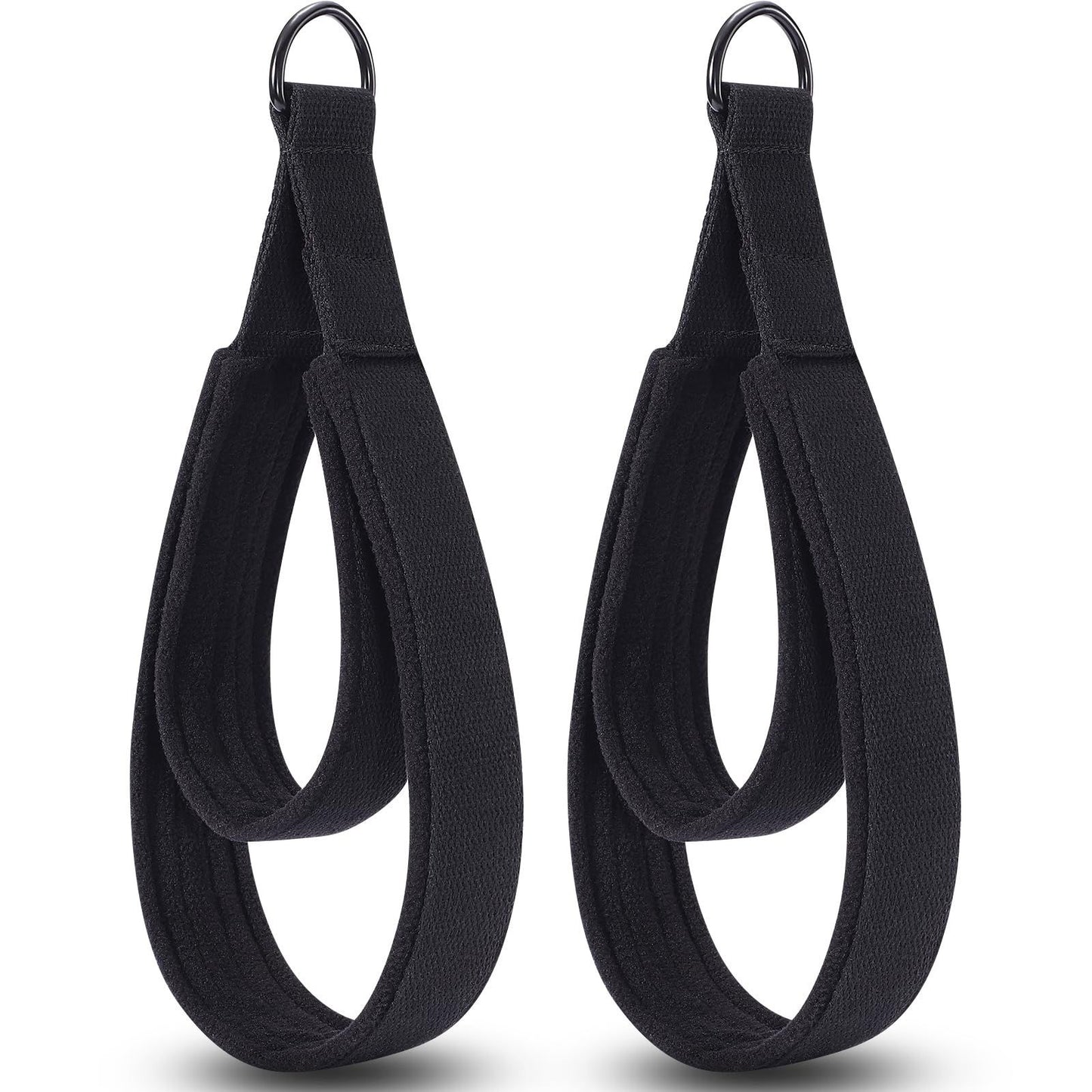 2 Pcs Pilates Straps - Double Loop Ring Straps for Reformer, Padded, Home Gym Workout Yoga exercise V1192-AZ-W-3287