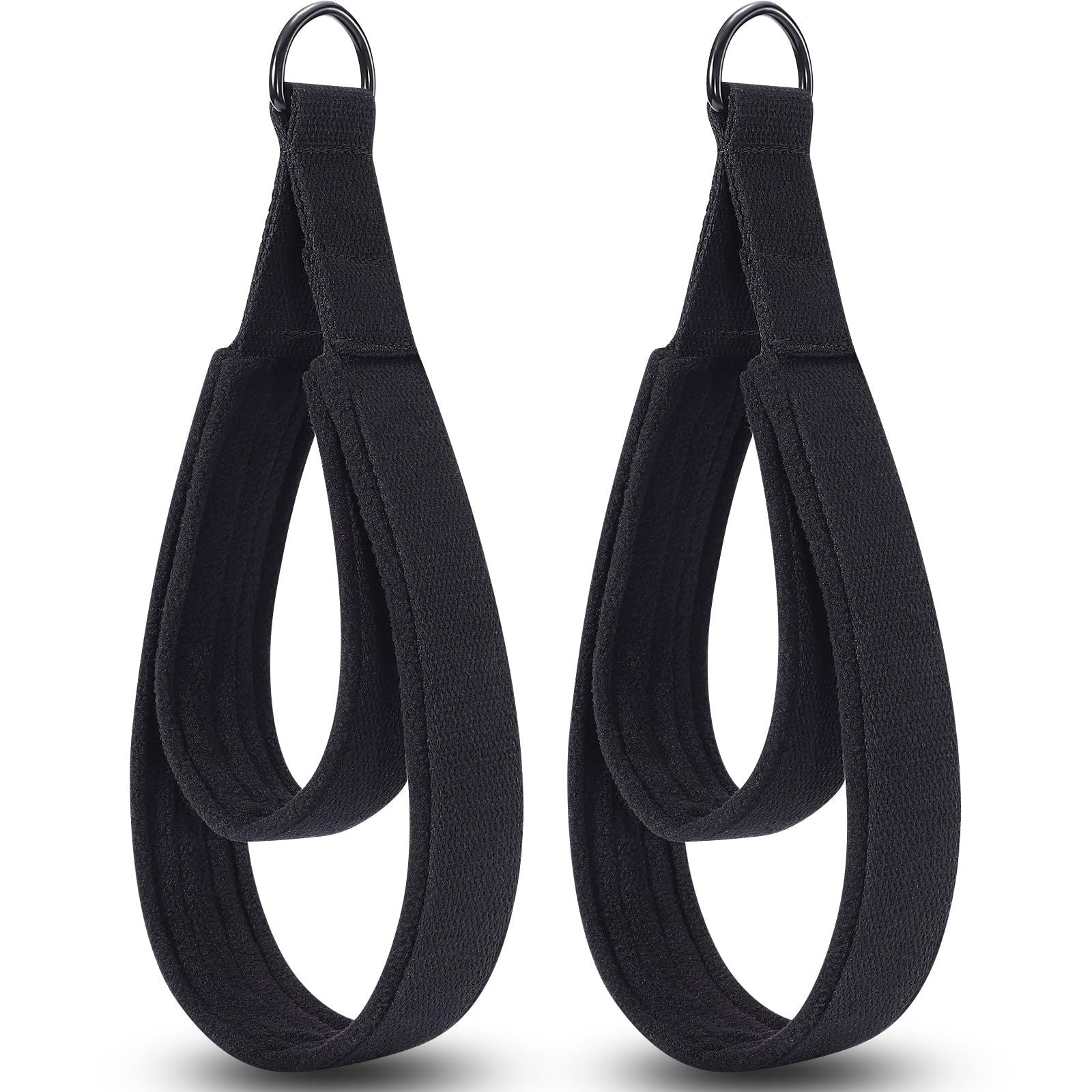 2 Pcs Pilates Straps - Double Loop Ring Straps for Reformer, Padded, Home Gym Workout Yoga exercise V1192-AZ-W-3287
