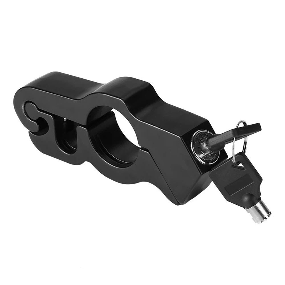 Lock Motorcycle, Heavy Duty Anti Theft Adjustable Bike Handlebar Lock with 2 Keys Protect Your Motorcycle V1192-AZ-W-3296