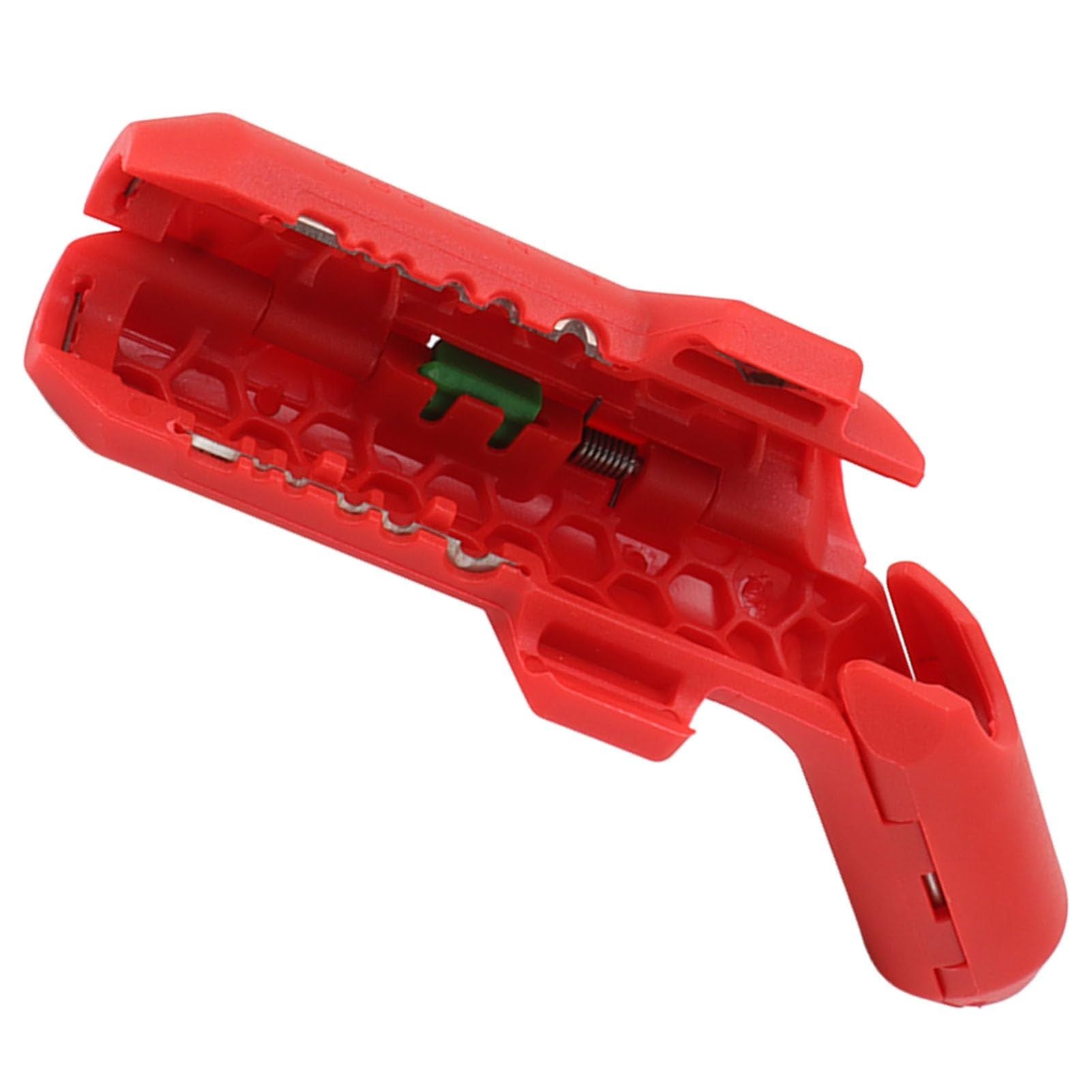 Universal Stripping Tool for Right-Handers, Round Cable, Coax Cables, Data Cables, Wire Stripper, (red) V1192-AZ-W-3302