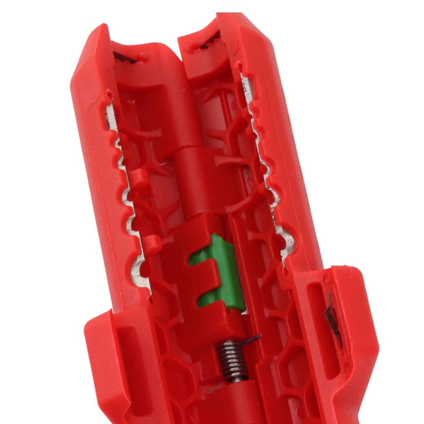 Universal Stripping Tool for Right-Handers, Round Cable, Coax Cables, Data Cables, Wire Stripper, (red) V1192-AZ-W-3302