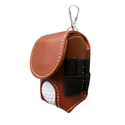 Golf waist leather storage bag, hanging waist golf bag, practical bag for golf sports accessories pu Storage V1192-AZ-W-3305
