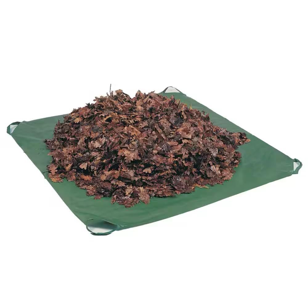 1.5x1.5m- Extra Strength for Easy Clean Ups - Forms into Bag - Best Leaf Tarp - Useful for Covering Bikes, V1192-AZ-W-3308