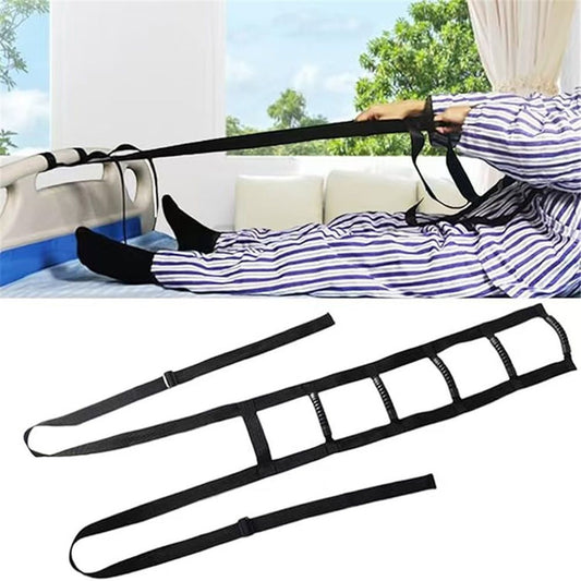 Bed Ladder Assist Strap, Pull Up Assist Device with 5 Handle Straps,Rope Ladder for Elderly, Senior, V1192-AZ-W-3311