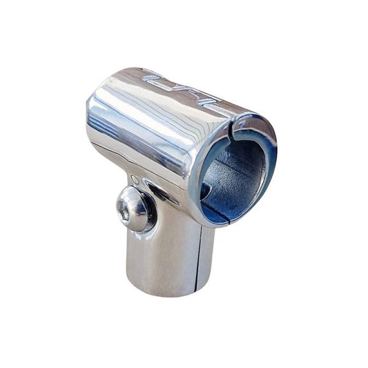 Heavy Duty 316 Boat Hand Rail Fitting- Polished 90 Degree T/Tee Hinged/Split Fitting 1" Tube, Handrail V1192-AZ-W-3315