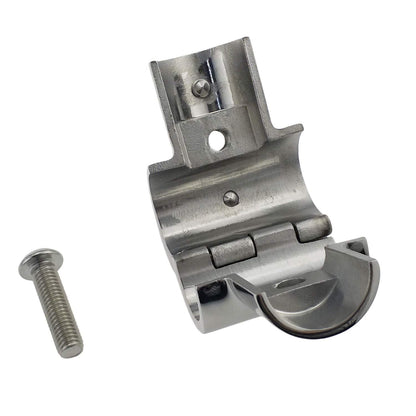 Heavy Duty 316 Boat Hand Rail Fitting- Polished 90 Degree T/Tee Hinged/Split Fitting 1" Tube, Handrail V1192-AZ-W-3315