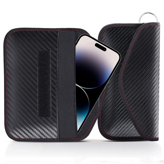 Pouch for Car Keys, Car RFID Signal Blocking Holder, Key Fob Protector, Key fob cage Block Signal Anti-Theft V1192-AZ-W-3320
