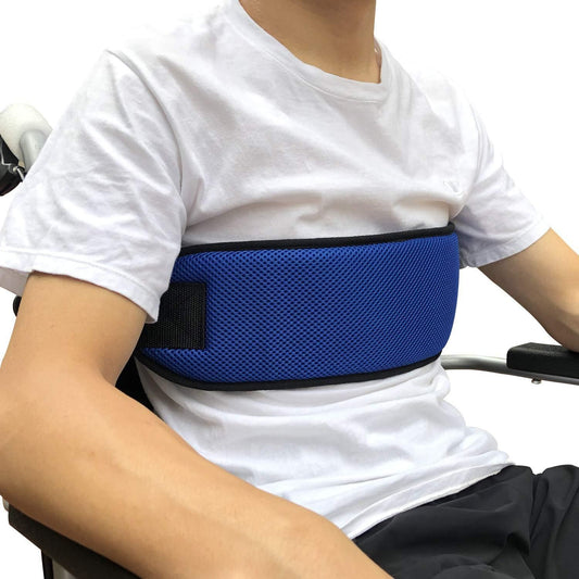 Wheelchair Seat Belt Adjustable Medical Wheelchair Safety Harness for Patient Caring, Cushion Harness Straps V1192-AZ-W-3329