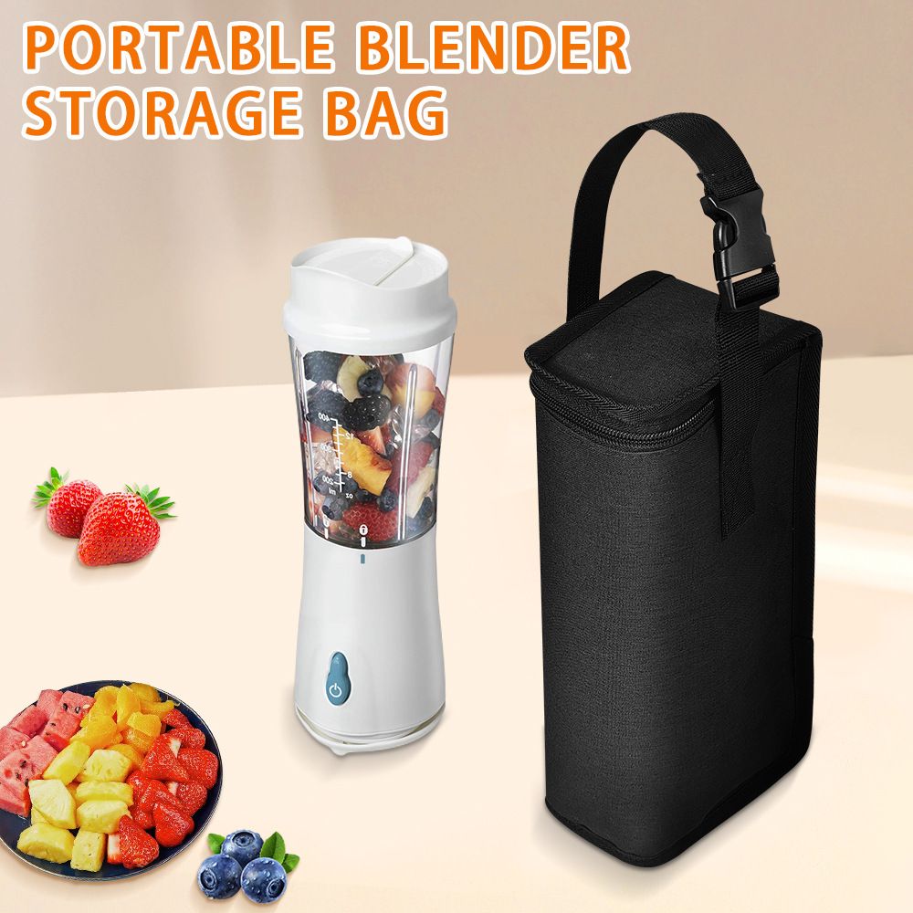 Portable Blender Storage Bag Sleeve Fully wrapped Storage Bag, for Beach Portable Small Mixer Black V1192-AZ-W-3332