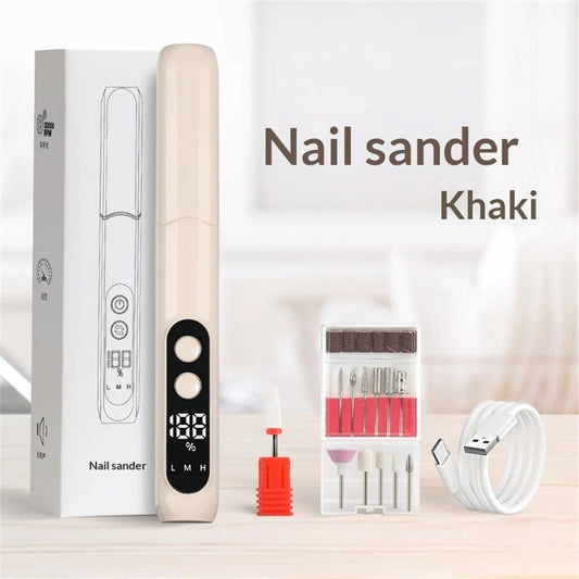 Electric Nail Drill Kit Professional - Electric Nail File with LED Display, Portable Nail Drill Machine for V1192-AZ-W-3334