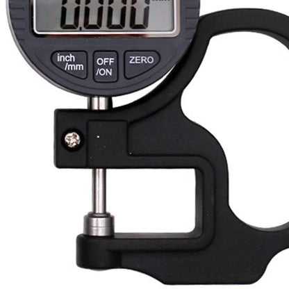 Digital Thickness Gauge, Thickness Micrometer Meter, 0 to 12.7mm Digital Display Measuring Tool with LCD V1192-AZ-W-3336