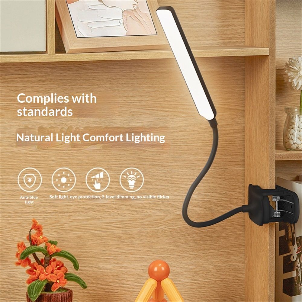 Clip-On LED Easel Lamp with LED Technology - Sturdy Clip Light- Adjustable & Flexible Neck for Precise V1192-AZ-W-3343