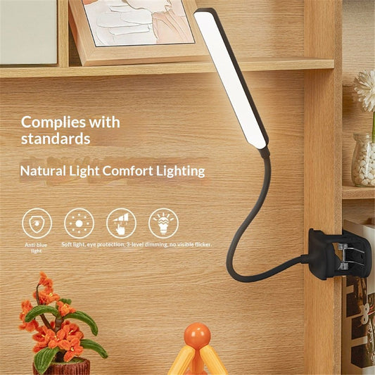 Clip-On LED Easel Lamp with LED Technology - Sturdy Clip Light- Adjustable & Flexible Neck for Precise V1192-AZ-W-3343