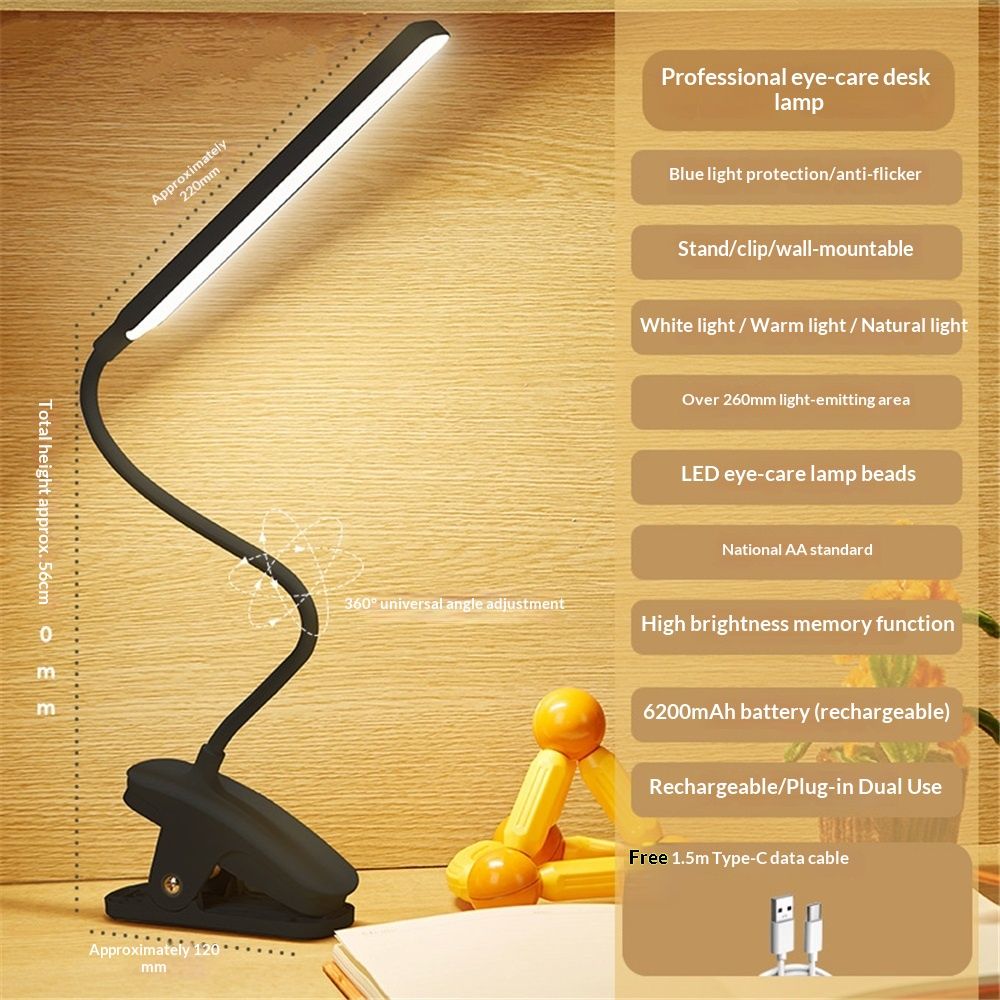 Clip-On LED Easel Lamp with LED Technology - Sturdy Clip Light- Adjustable & Flexible Neck for Precise V1192-AZ-W-3343