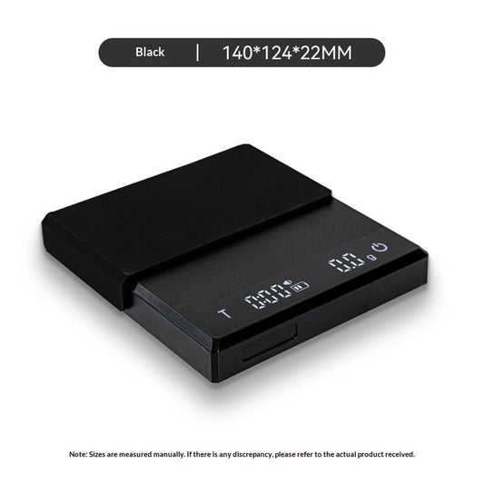 Espresso Scale with Timer,Small Coffee Scale with Solid-Liquid Detection,Auto Tare Digital Coffee Bean V1192-AZ-W-3348