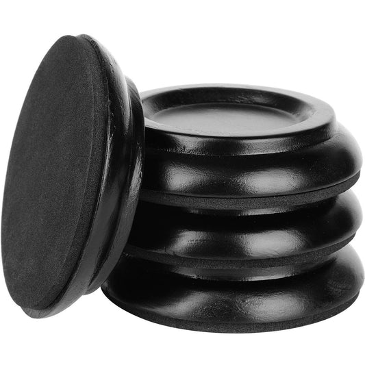 Piano Caster Cups for Upright Piano Wooden Piano Caster Piano Leg Floor Protectors with Non-Slip & Anti-Noise V1192-AZ-W-3359