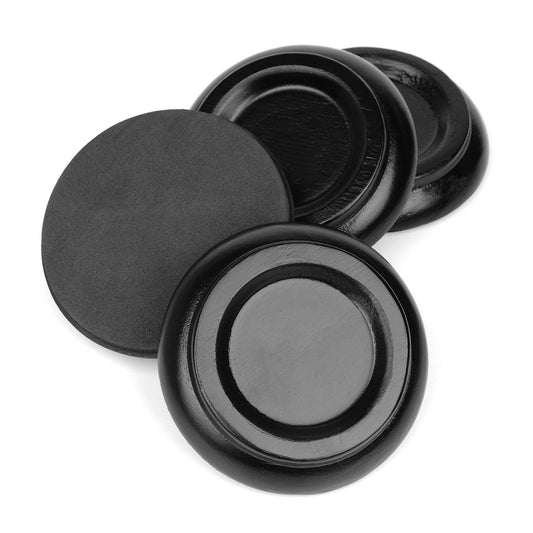 Piano Caster Cups for Upright Piano Wooden Piano Caster Piano Leg Floor Protectors with Non-Slip & Anti-Noise V1192-AZ-W-3359