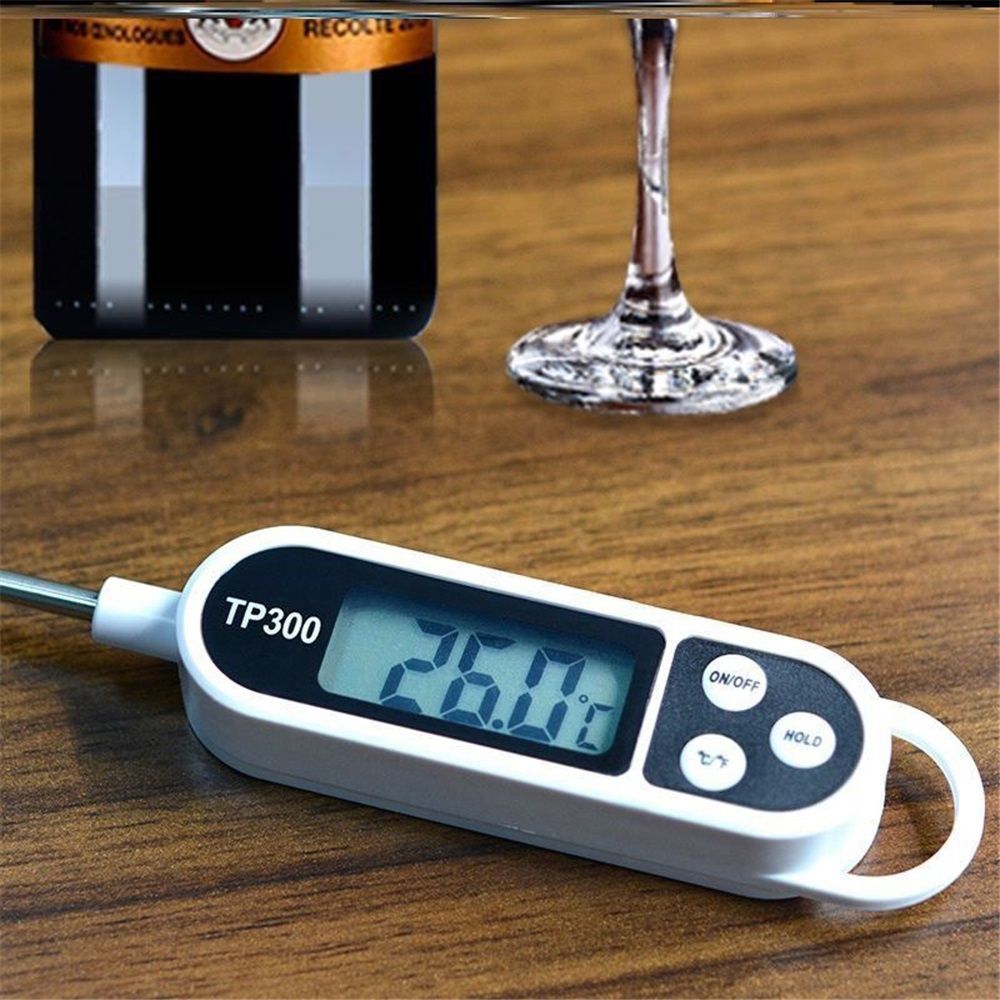 TP300 Digital Meat Thermometer for Cooking Food, Kitchen Needs, Smoker Oven BBQ Grill, Candy, Drinks, Instant V1192-AZ-W-3371