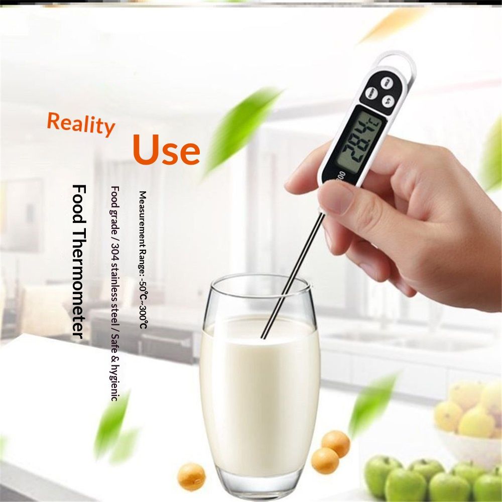 TP300 Digital Meat Thermometer for Cooking Food, Kitchen Needs, Smoker Oven BBQ Grill, Candy, Drinks, Instant V1192-AZ-W-3371