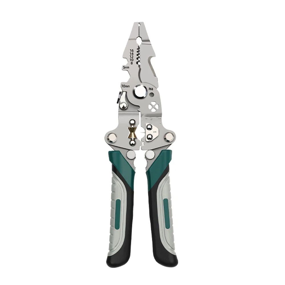 18 In 1 Foldable Wire Stripper,Multifunctional Foldable Wire Stripper Electrical Pliers,For Cutting And V1192-AZ-W-3376