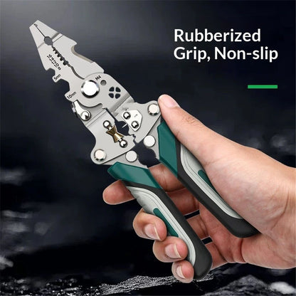 18 In 1 Foldable Wire Stripper,Multifunctional Foldable Wire Stripper Electrical Pliers,For Cutting And V1192-AZ-W-3376