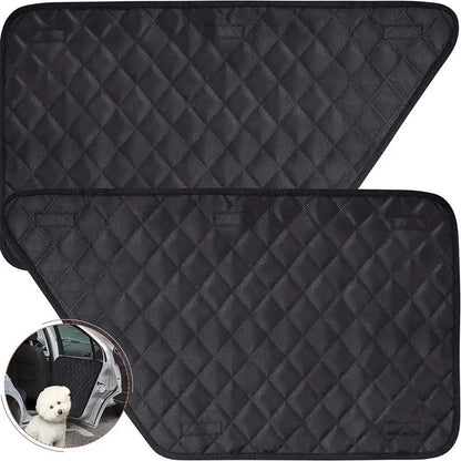 A pair Dog Car Door Protector - Larger Design for Trucks & Large SUVs, Thickened Waterproof Door Panel V1192-AZ-W-3377