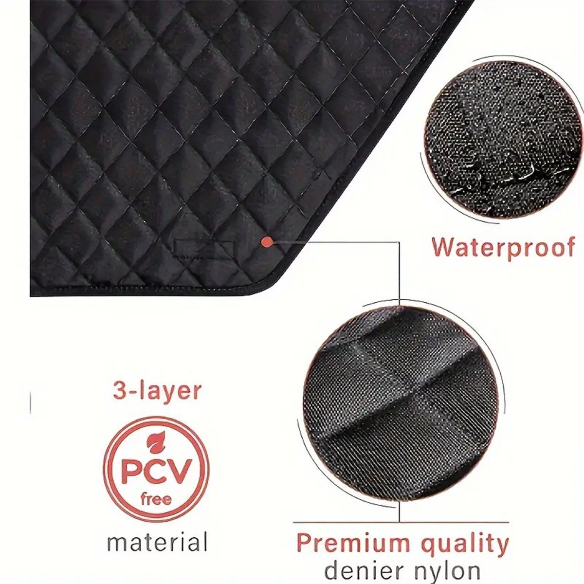 A pair Dog Car Door Protector - Larger Design for Trucks & Large SUVs, Thickened Waterproof Door Panel V1192-AZ-W-3377
