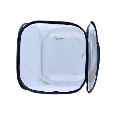 Butterfly Habitat,Outdoor Foldable Butterfly Cage Habitat Fine Mesh Stops - Mesh Panels for Air - Clear V1192-AZ-W-3384