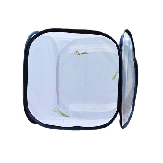 Butterfly Habitat,Outdoor Foldable Butterfly Cage Habitat Fine Mesh Stops - Mesh Panels for Air - Clear V1192-AZ-W-3384