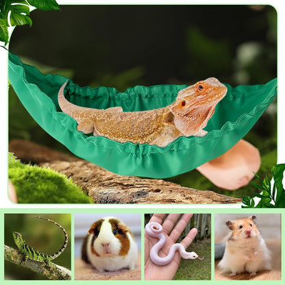 2 pack Reptology Lizard Hammock with Suction Cups Bearded Dragon Tank Accessories Reptile Lounger for V1192-AZ-W-3386